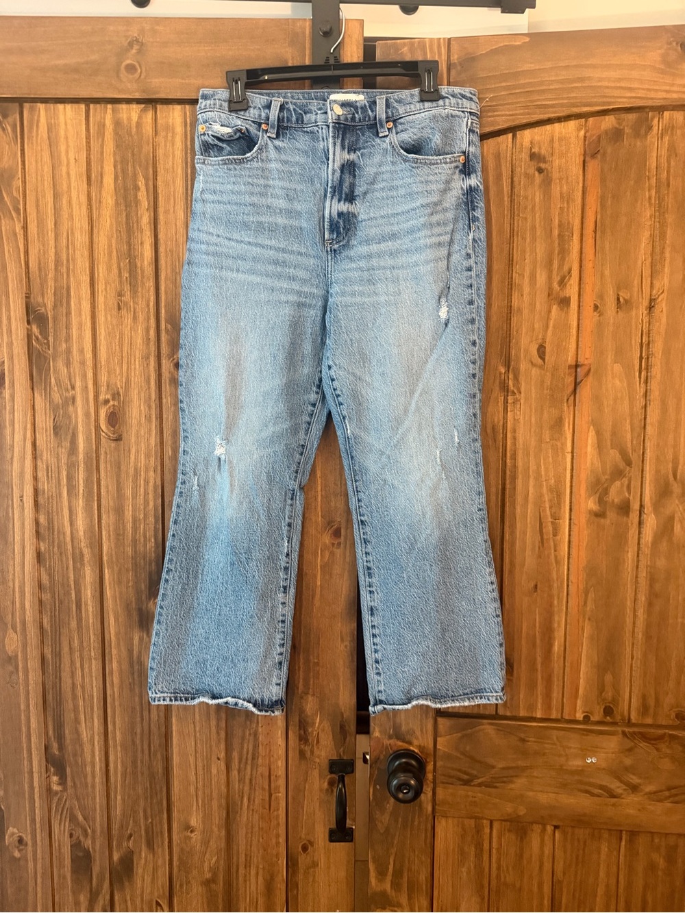 Pistola high-rise crop flare jeans size 30p
